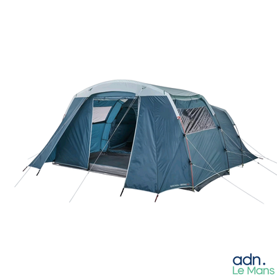 a tent that is set up on a white background