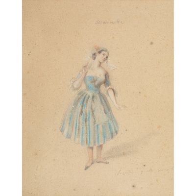 ATTRIBUÉ A THEOPHILE GAUTIER (Tarbes, 1811-Neuilly-sur-Seine…