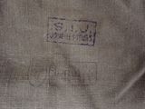 an image of a close up of a piece of cloth with a stamp on it