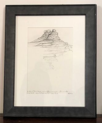 RAFF KAISER (XXe siècle) Paysage rocheux