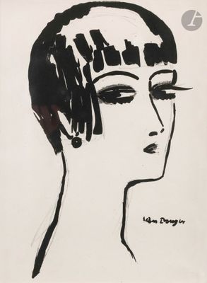 Kees van Dongen (1877-1968) Les Cheveux courts.