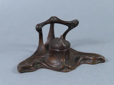 chinese bronze incense burner with dragon head design