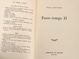 an open book with a picture of a bird on it