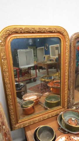 Miroir cadre doré 104 x 73