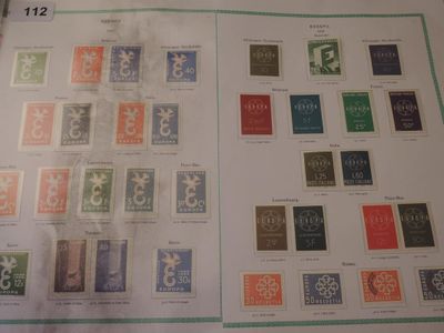 TIMBRES EUROPA ** ANNEES 1958/9 COMPLETES - SUP (cote …