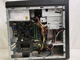 a black computer case with many wires and wires in it