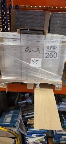 POUR 68M² DE LAMES PVC RIGIDES A CLIPSER AVEC SOUS COUCHE ACCOUST