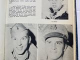 an open book with black and white photos of men in military uniforms