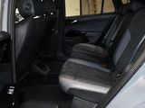 the interior of a car with black leather seats and black trims