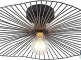 a close up of a light that is on a ceiling