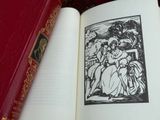 un livre ouvert sur lequel figure l'image d'une femme et d'un enfant