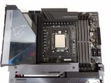 a motherboard with a cpu on top of it