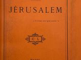 la couverture de la première édition du livre « Jérusalem »