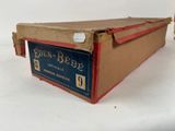 a box with a label on it sitting on a table