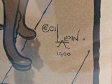 a picture of a drawing of a woman ' s legs and shoes