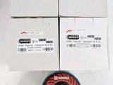 four different types of grinding wheels on a white surface