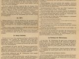 un vieux journal français avec une photo en noir et blanc d'un homme à cheval