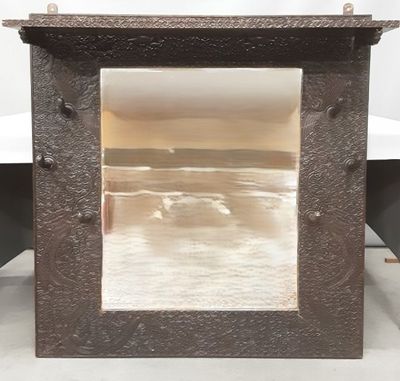 une photo d'une photo représentant une plage, dans un cadre