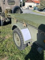 Remorque de jeep 1 essieu. Bache et roue de secours. (photo 2)