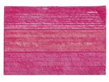 a close up of a pink rug on a white background