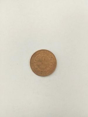 monnaie 20 francs or Génie 1896 A. - Photo 1