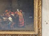 a picture of a painting of a group of people
