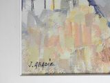 a picture of a painting on the wall of a building