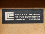 a label on the back of a box with a picture on it