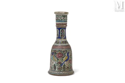 Iran, Art Qajar, XIXᵉ siècle Base de hookah