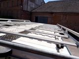 a metal roof rack on top of a truck