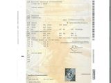 l'image d'un document sur lequel figure la photo d'une personne