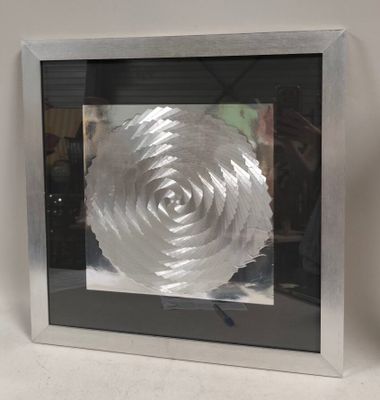 la photo d'une rose blanche dans un cadre