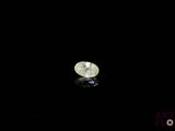 an image of a diamond in the dark with a reflection on the surface