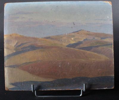 Maurice DELAVIER (1902-1986) Paysage montagneux