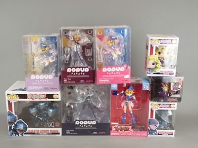 a lot of action figures that are on display
