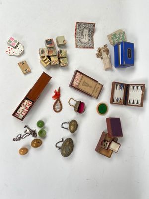 a lot of small items that are on the table