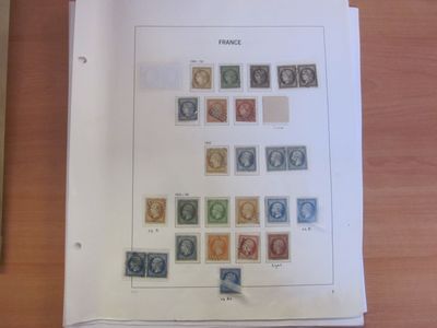 Une pochette avec des pages d'album TP de France incomplet d… - Photo 1