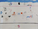 a picture of a child ' s drawing on a piece of paper