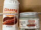 un bocal de ginseng à côté d'un bocal de ginseng