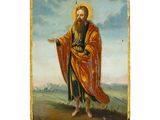 an image of a painting of a man with a long beard