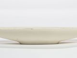 white ceramic bowl on white background with white background