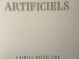 a close up of a book with a white cover on it