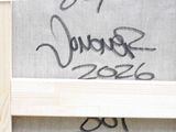 a picture of some writing on a window sill