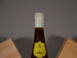 a bottle of wine that is sitting on a table