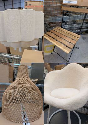 FORT ENSEMBLE DE PETITS MOBILIERS ET DECORATIONS (environ 1m3)  DONT D - Photo 1