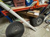 an image of a pile of assorted items in a garage