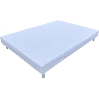a close up of a mattress on a white surface