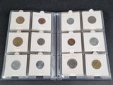 a lot of different types of coins in this case
