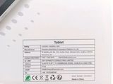 a tablet that is sitting on top of a table