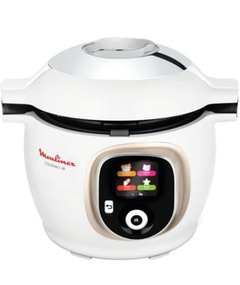 Cuiseur Moulinex Cookeo+ CE851A10 1600 W Blanc, poignées cas…